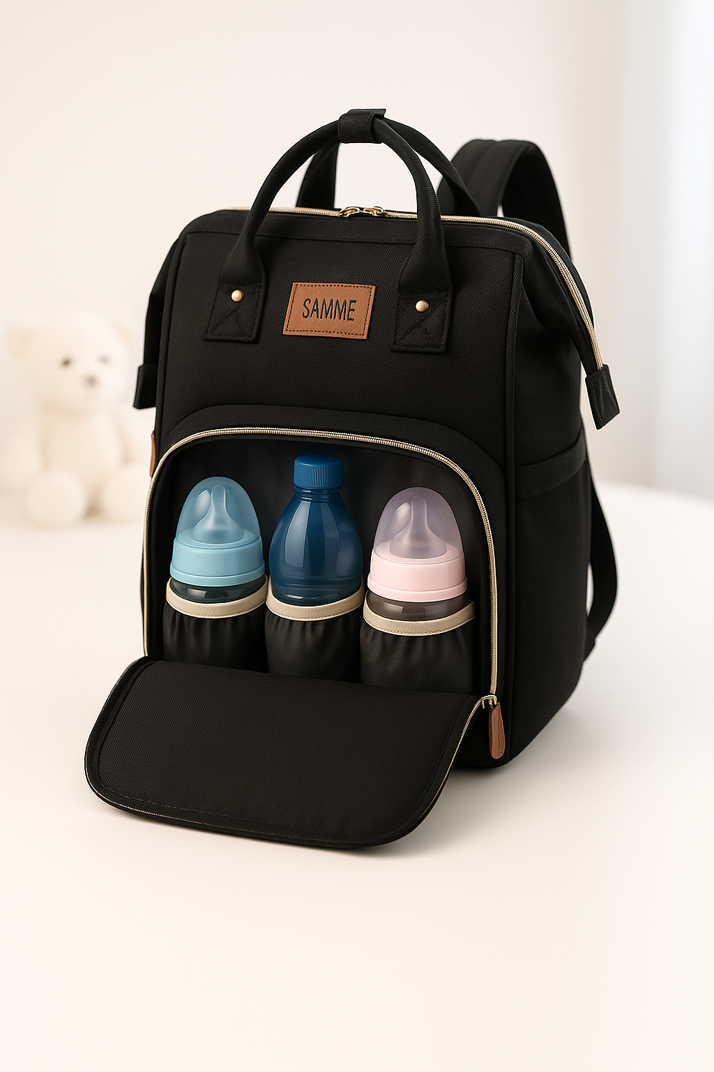 BEBYOO skötväska 3 i 1 – Praktisk ryggsäck för föräldrar